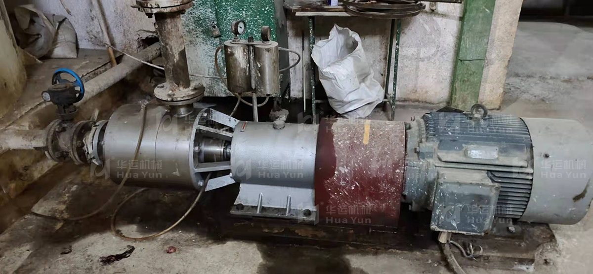 The use of lime slurry emulsifying pump in a sugar factory in Guangxi