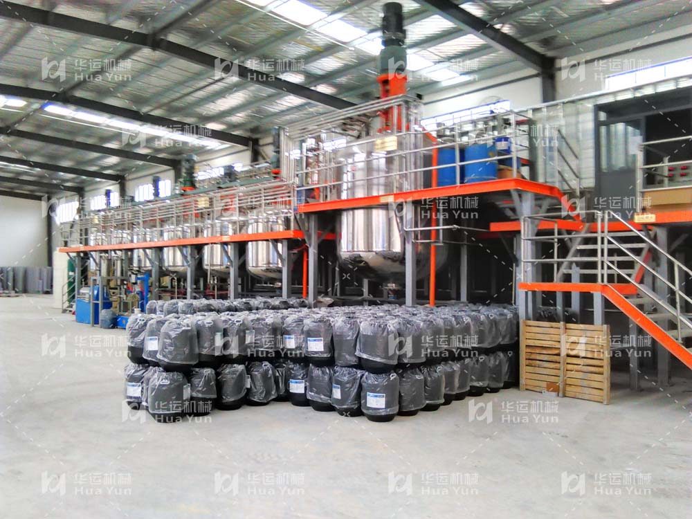 圣好（滁州）集团年产1.5万吨全自动水性涂料项目_真石漆新材料设备_Fully automatic coating production ...